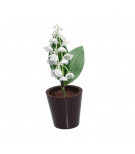 Pot muguet en chocolat noir