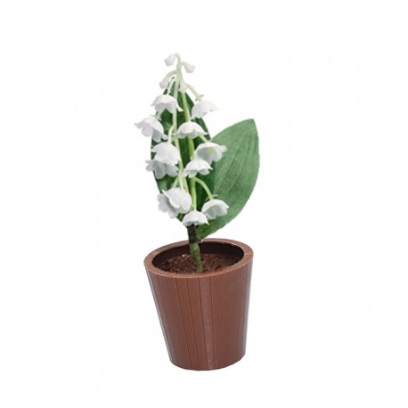 Pot muguet en chocolat lait