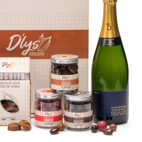 coffret chocolat champagne