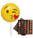 cadeau ballon et chocolats