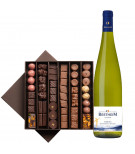 chocolat et vin blanc Alsace