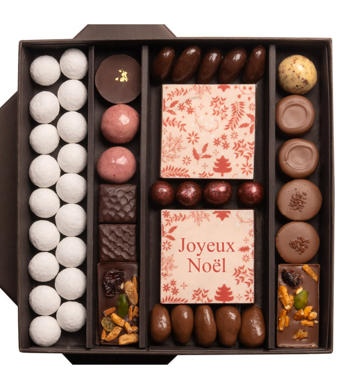 Boite de chocolats Joyeux Noël