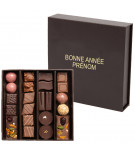 Boite de chocolats personnnalisée Bonne année