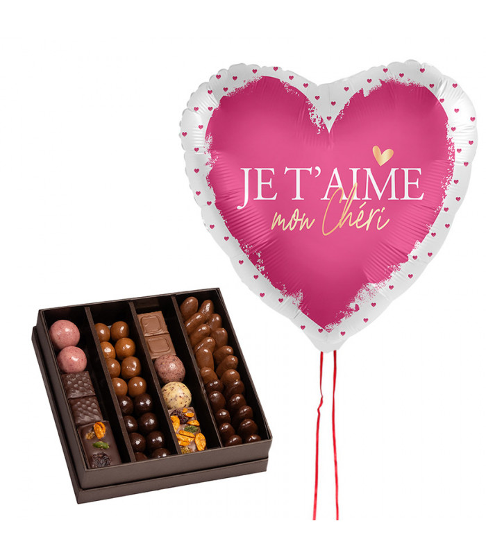 Ballon St Valentin et Chocolats