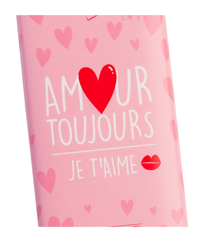 Tablette chocolat "Je t'aime"