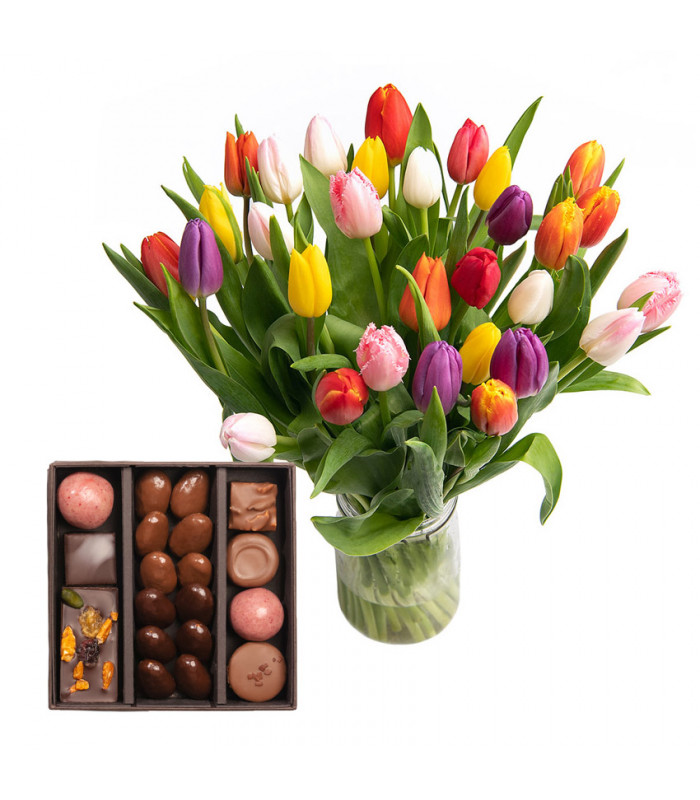 Tulipes et chocolats