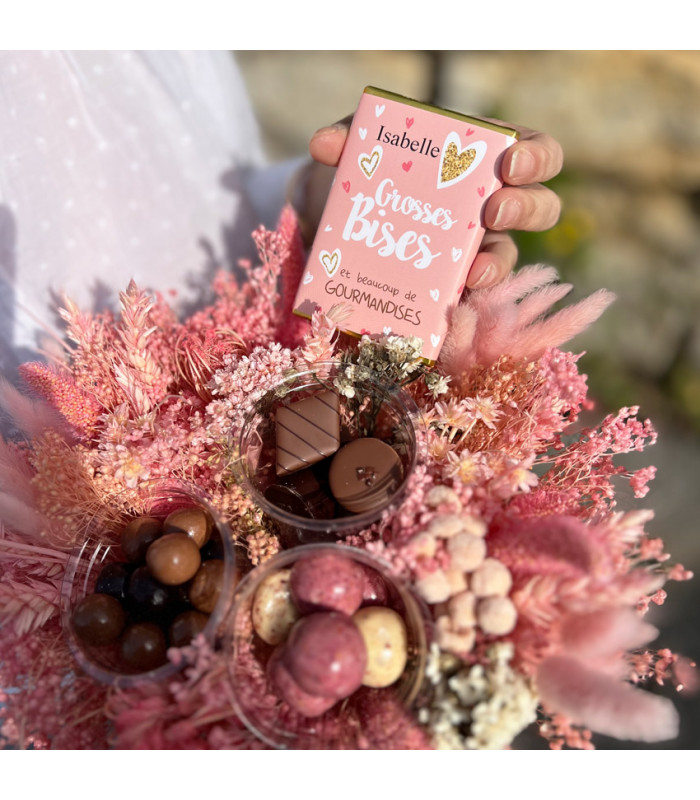 bouquet de chocolat personnalisé