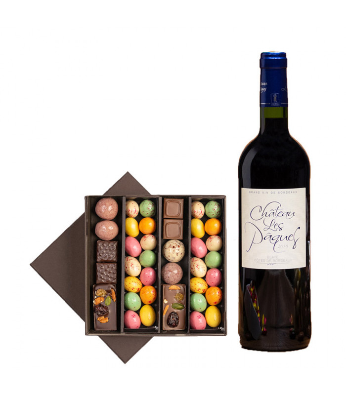 vin et Chocolat de pâques