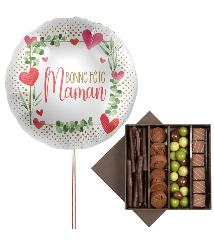 cadeau chocolat ballon