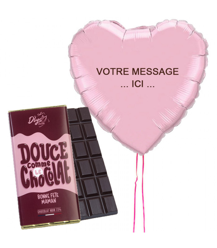 Cadeau ballon chocolat Fête des Mères