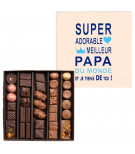 cadeau papa chocolats vin