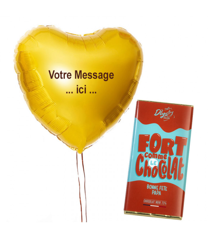 Ballon Chocolat Fête des Pères