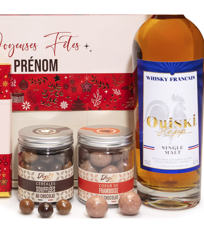 coffret chocolat whisky noel