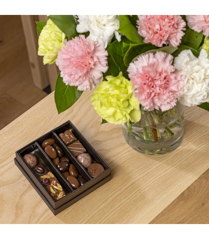 cadeau fleurs et chocolats