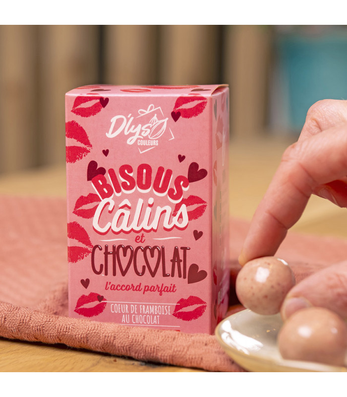 Bisous, câlins et chocolat