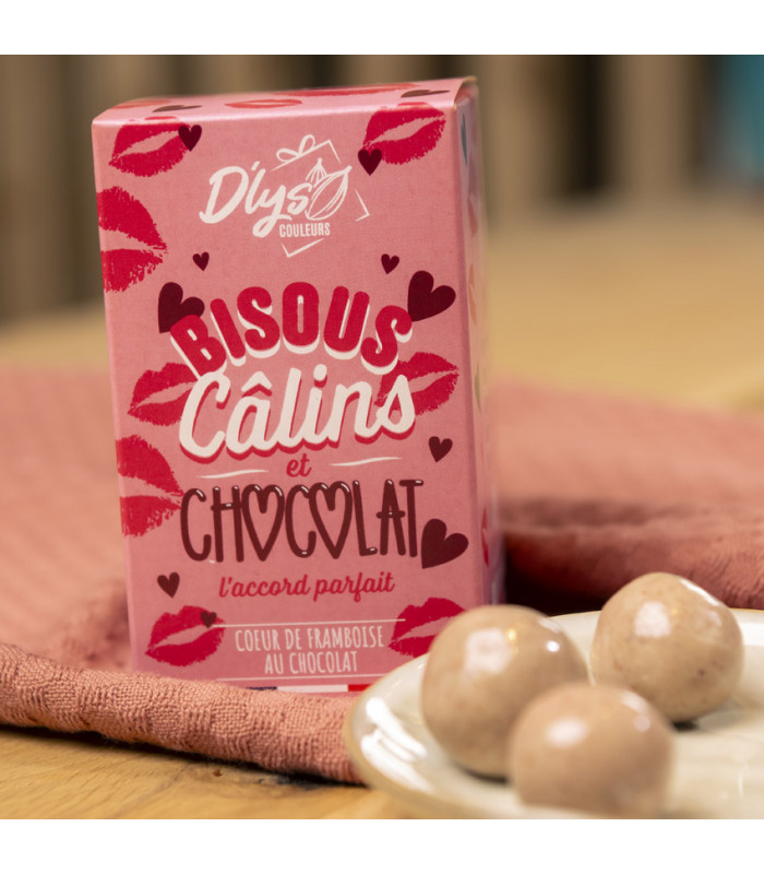 Bisous, câlins et chocolat