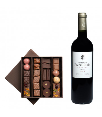 livraison cadeau vin chocolat