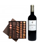 livraison cadeau vin chocolat