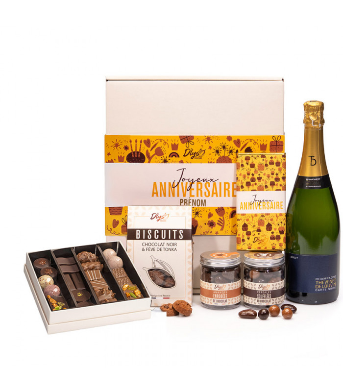 livraison cadeau chocolat champagne