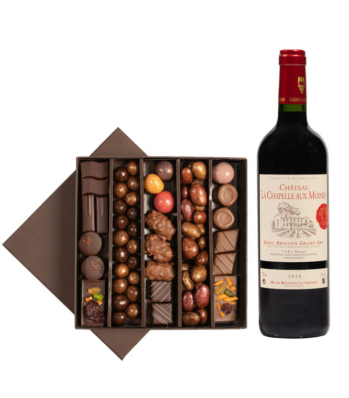 livraison cadeau vin chocolat noel