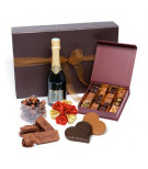 chocolat champagne saint valentin