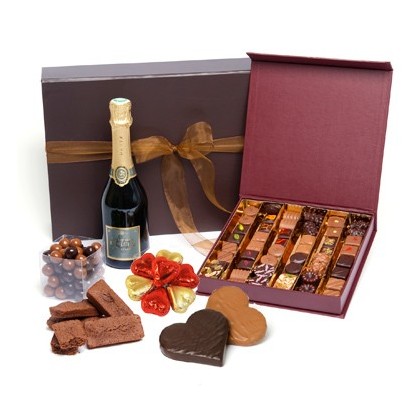 chocolats champagne saint-valentin